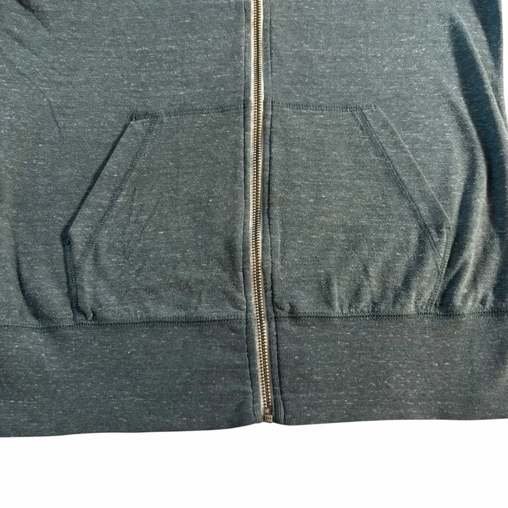 Nike Women’s Full Zip-Up Lightweight Hoodie | Heathered Sage Green | Medium